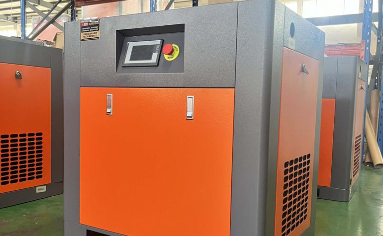 Electric stationary screw air compressor